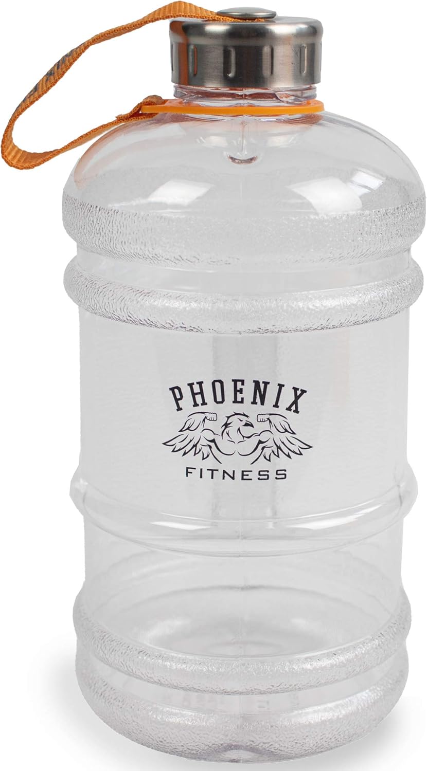 Phoenix Fitness Water Bottle, 2L Drinks Bottle with Leakproof Cap and Carry Strap, Lightweight Bottle for Sports Gym & Travel - Image 3