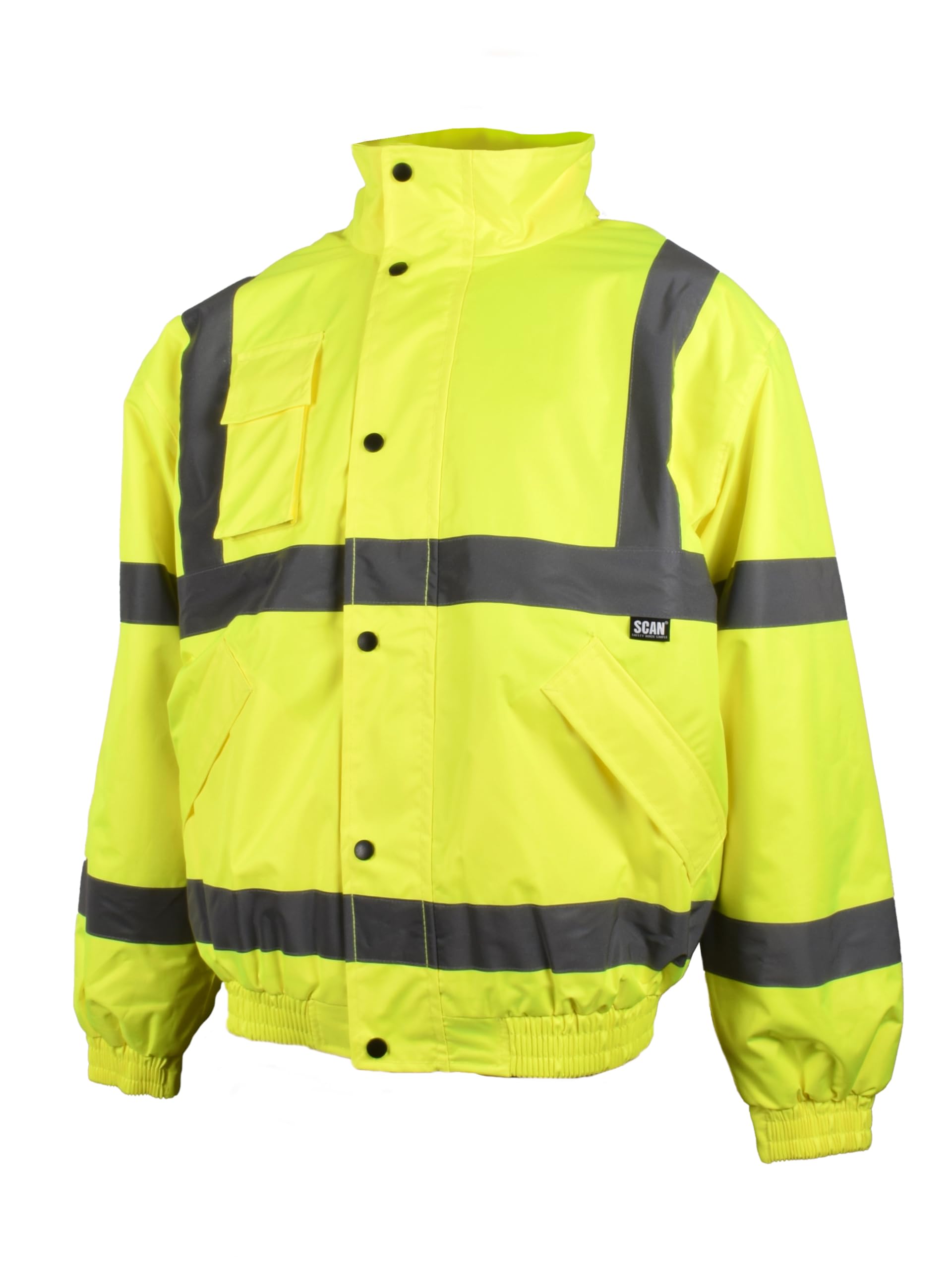 Scan Hi-Vis Bomber Jacket Yellow - XXXL