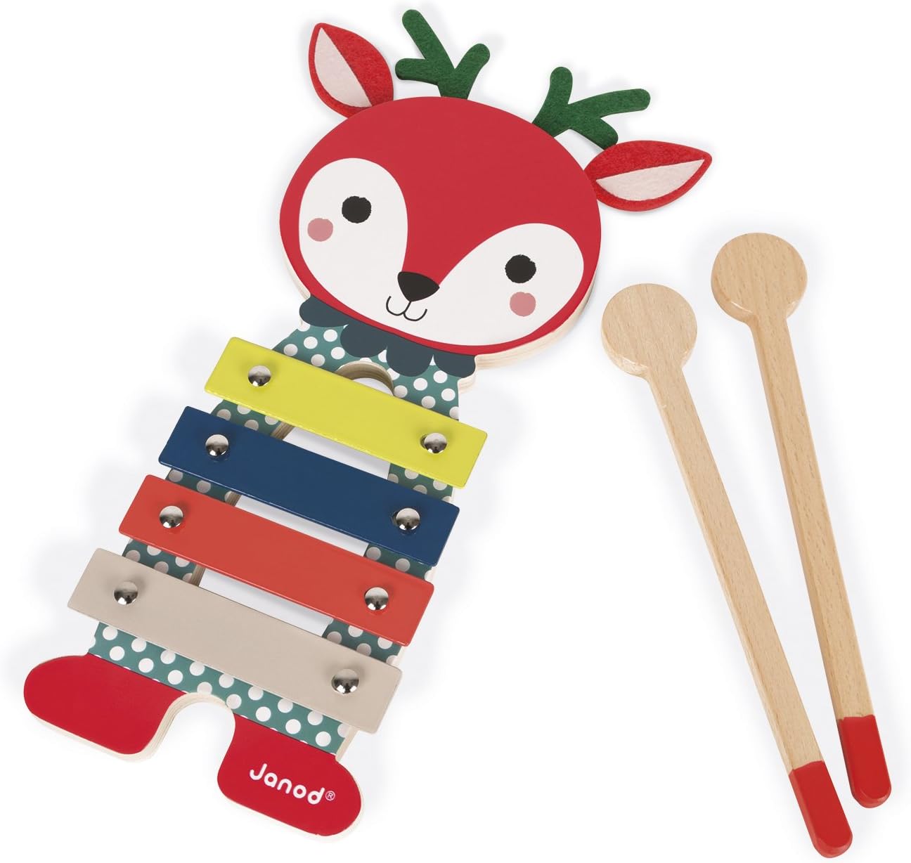 Janod Xylophone Baby Forest Cerf J Amazon Fr Jeux Et Jouets