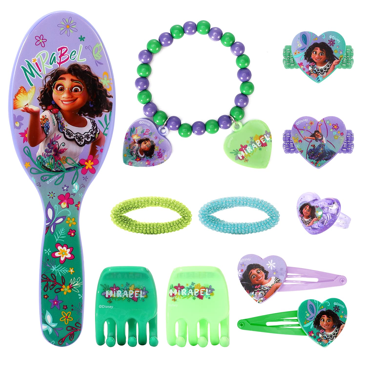 CERDÁ LIFE'S LITTLE MOMENTS 11pcs Girls Kids Hair Accessories Clips Comb Bands and Beauty Set