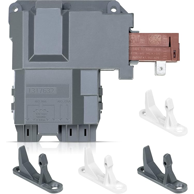 Amazon.com: 131763202 131763256 Washer Door Lock Switch with 
