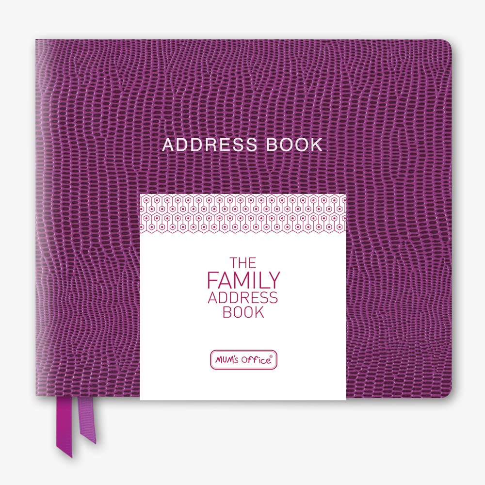 The Family Address Book (Plum)