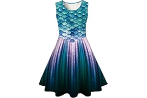 BFUSTYLE Girls Dress Sleeveless Casual Floral Sundress for Girl 4-15 Years