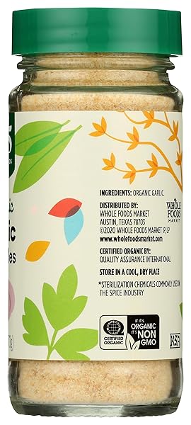 365 BY WHOLE FOODS MARKET, ORGANIC GARLIC GRANULES, 2.57 OUNCE