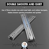 AOLISHENG 250mm Drawer Runners Side Mount Ball Bearing Full Extension 45mm view 7