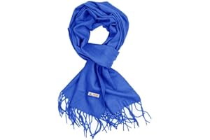 TZ Promise Plain Solid Color Cashmere Feel Classic Soft Luxurious Winter Scarf For Men Women