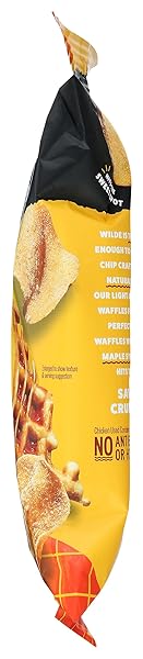 CHICKEN AND WAFFLES CHICKEN CHIPS BY WILDE CHIPS, THIN AND CRISPY, HIGH PROTEIN, KETO, PALEO FRIENDLY, MADE WITH REAL CHICKEN, 2.25OZ BAG
