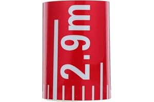 Healeved Water Level Indicator 3 Meter Self-Adhesive Ruler Sticker for Pool Supplies and Liquid Level