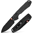 Vosteed EDC Knife, Lightweight Folding Pocket knife with Clip, Gifts for Men and Women, Top Liner Lock Knife with 3.25" Sandvik 14C28N Steel Blade, Micarta Handle for Camping, Hiking - Raccoon