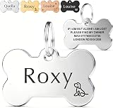 EDSG Personalised Dog Tags for Pets UK | Deep Engraved Stainless Steel ID Tags
