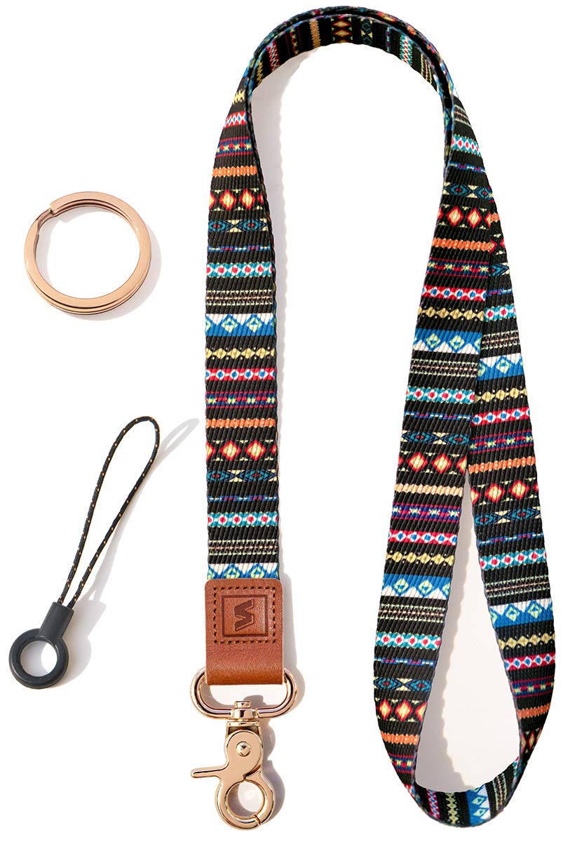 SENLLY Neck Lanyard Strap for Keys, Original Pattern Design ID Badge and Keychain Holder — image 1