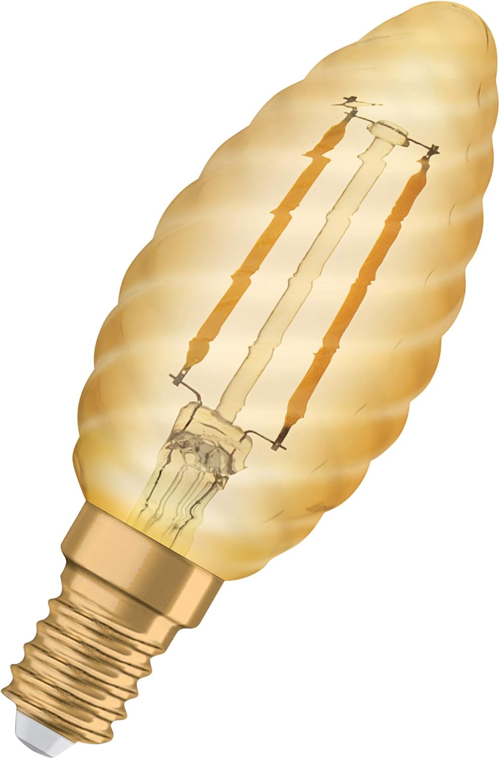Osram Led Vintage Edition 1906 Sockel E14 Nicht Dimmbar Warmweiss Filament Gold Amazon De Beleuchtung