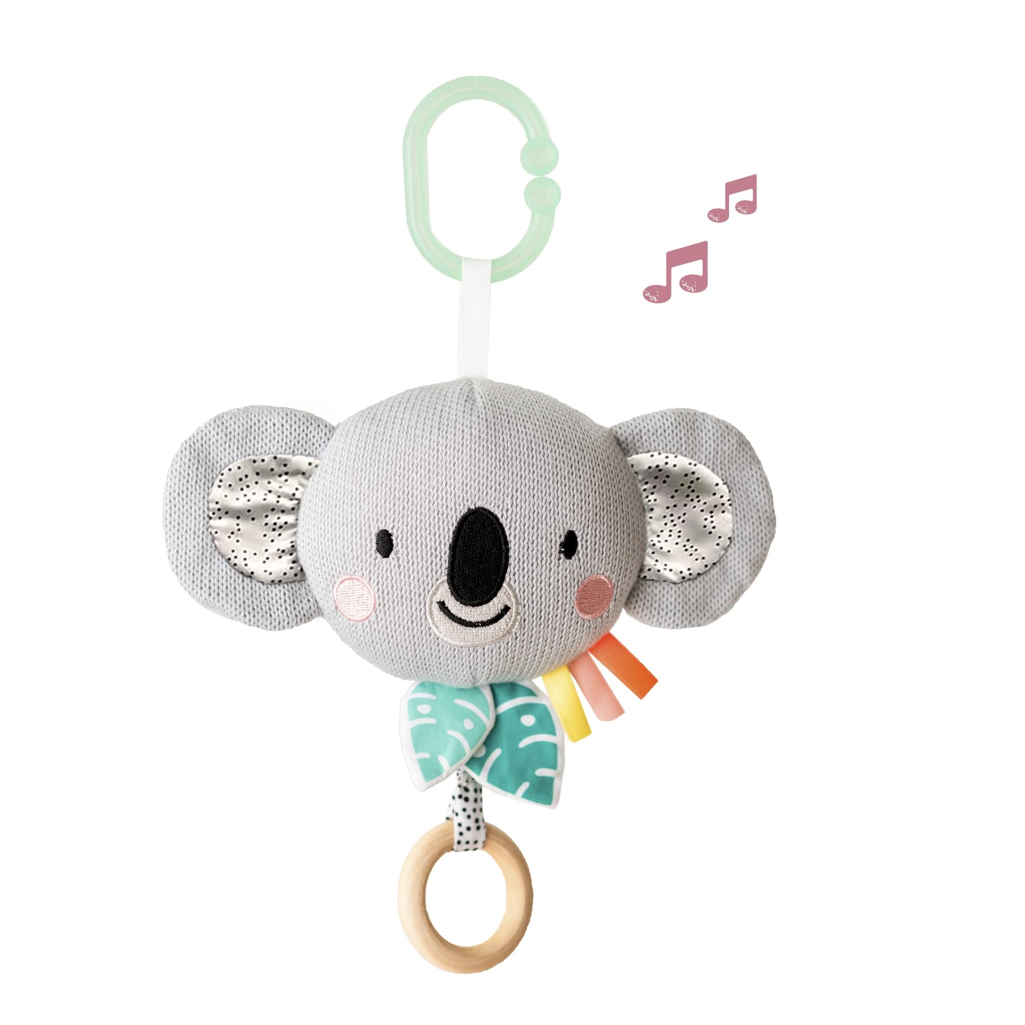 Taf Toys Kimmy the Koala Musical Toy. Plush Baby Sensory Take Along Toy. Plays Soothing Lullaby to Help Baby Sleep. Attaches to Cot Pram or Car Seat. Suitable for Newborn Boys & Girls 0 month +
