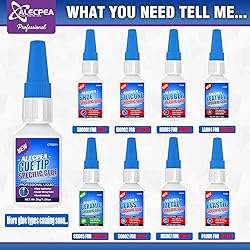 ALECPEA Quick Dry Pool Cue Tip Glue, 30g Glue for