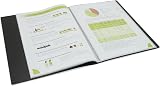 Rapesco 1648 Germ-Savvy Antibacterial Hardcover A4 12 Pockets Black view 4