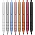 Aisibeiger Ballpoint Pens Black Ink Ball Point Pen with Super Soft Grip Medium Point 1.0mm Office Pens (8-count)