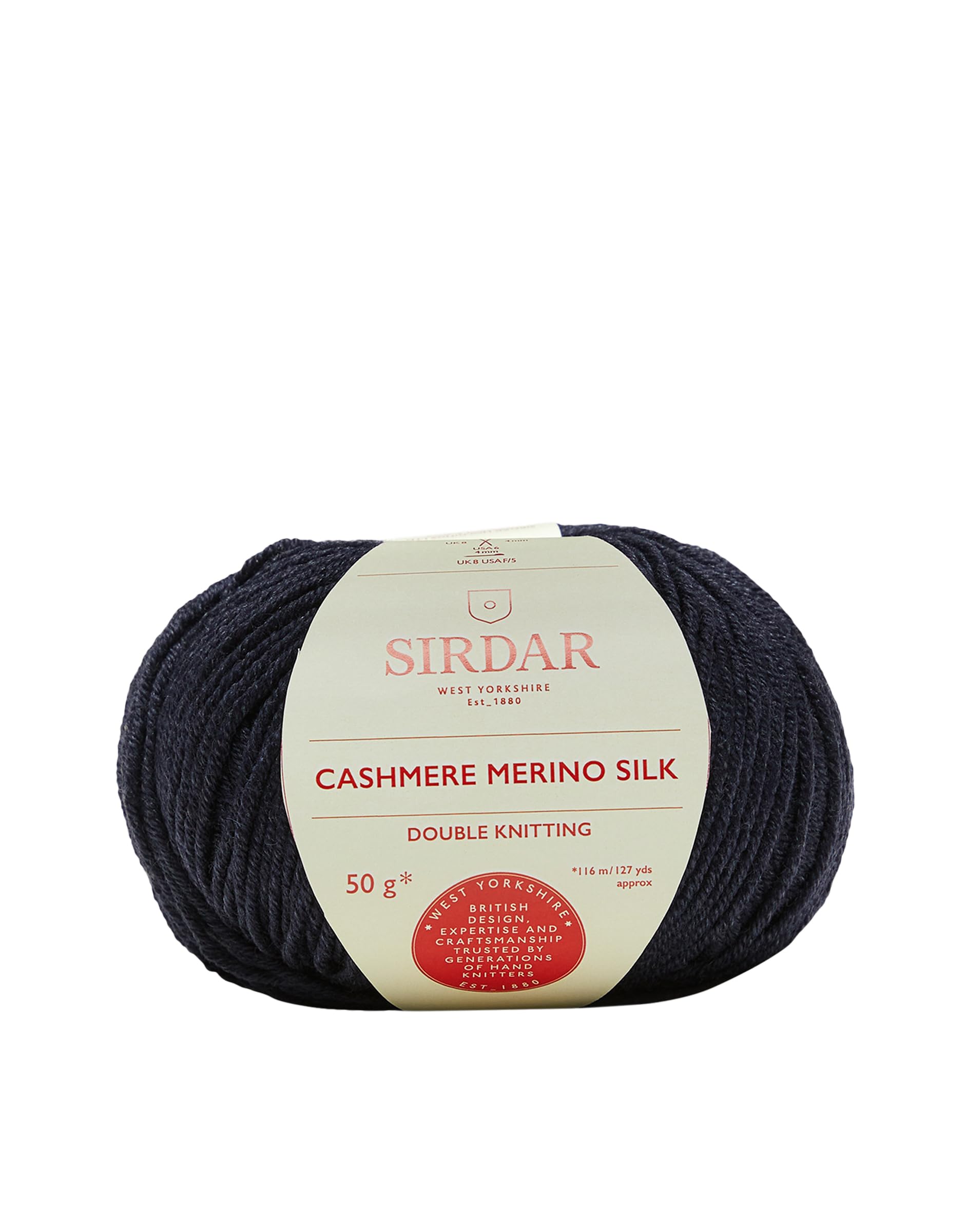 Sirdar Cashmere Merino Silk DK Double Knitting, Royal Navy (407), 50g