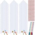 Libima DIY Kites for Kids Bulk Kite Making Kit Bulk Kite String Bulk Large Kites for Adults Giant DIY Blank Kite with Watercolor Pens and Kite Strings, Decorating Coloring Kite