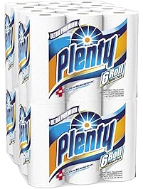 Plenty Ultra Premium Full Sheet Paper Towels, White, 24 Total Rolls