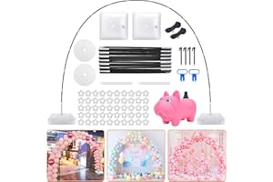Chamvis Balloon Arch Kit with Electric Balloon Pump, Adjustable Balloon Arch Stand Frame Garden Arbors: for Wedding Baby Shower Birthday Party