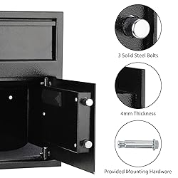 1.9 Cu.Ft Heavy Duty Drop Safe with Drop Slot for