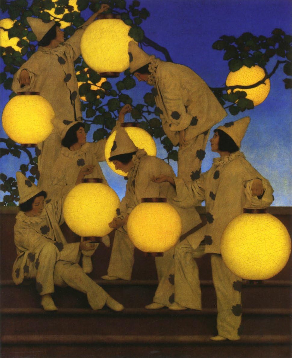 Maxfield Parrish Art Painting The Lantern
