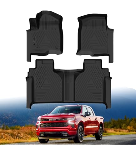 BaseLayer Elite Floor Mats For Chevy Silverado/GMC Sierra Crew Cab (2019-2025) - All-Weather USA Made - View #4