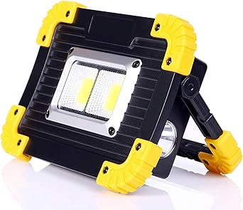 20W Proyector LED Luz de Trabajo Portátil Recargable Con Puerto ...