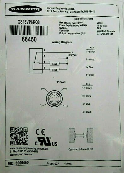 Banner Engineering Photoelectric Sensor World Beam Amazon In