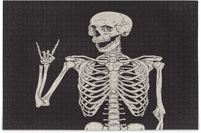 Human Skeleton Jigsaw Printable Free