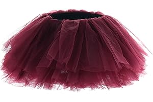 My Lello Little Girls 10-Layer Short Ballet Tulle Tutu Skirt (4 mo. - 3T)