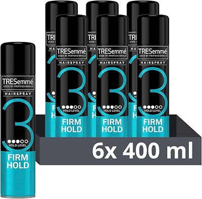 TRESemmé Firm Hold Hairspray 24h Frizz Control 6x400 ml Lightweight Finish
