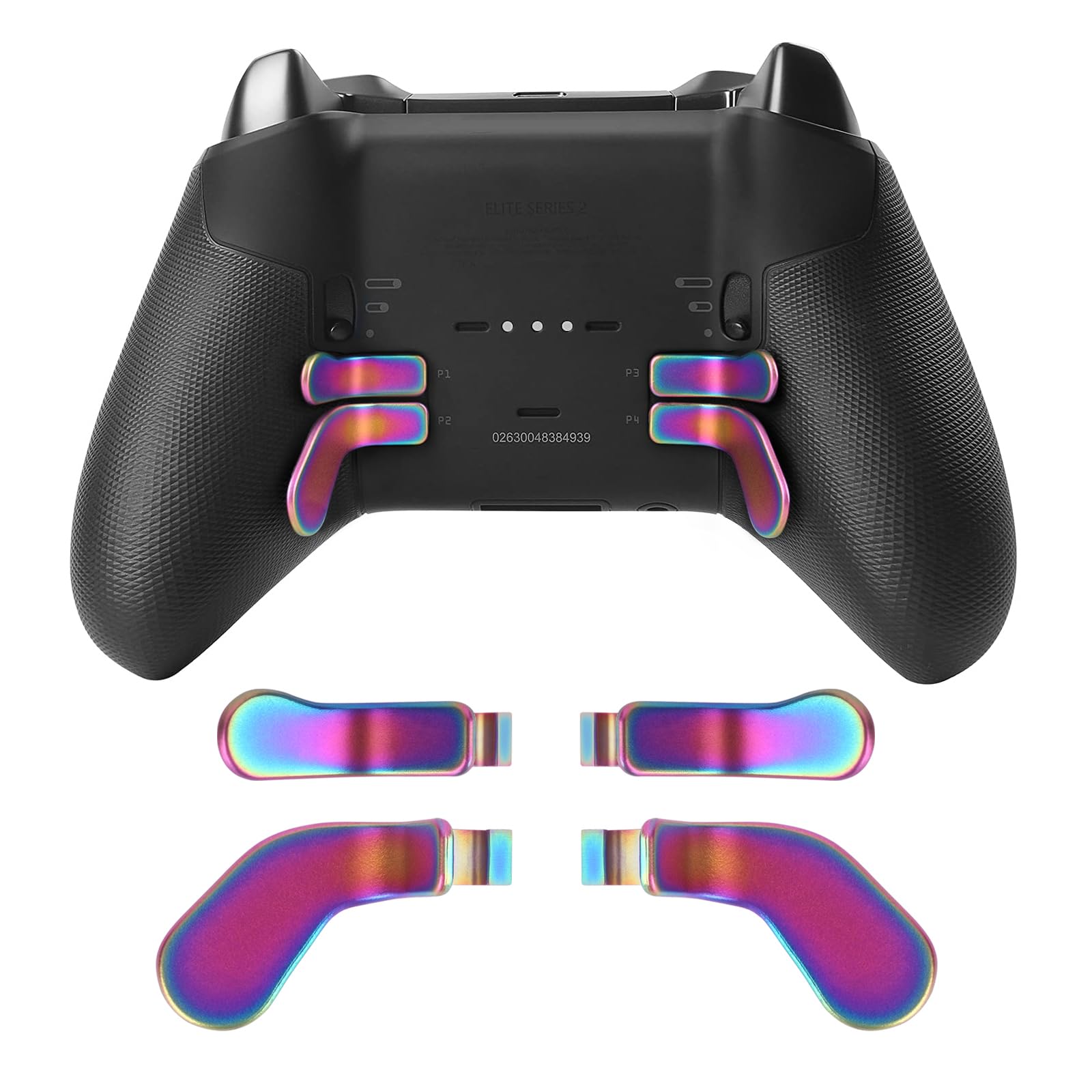 13 in 1 Metal Thumbsticks for Xbox One Elite Series 2 Controller, Elite Series 2 Core Controller Gaming Accessory Parts, Metal Mod 6 Swap Joysticks, 4 Paddles, 2 D-Pads, 1 Tool(Multi-Colored)