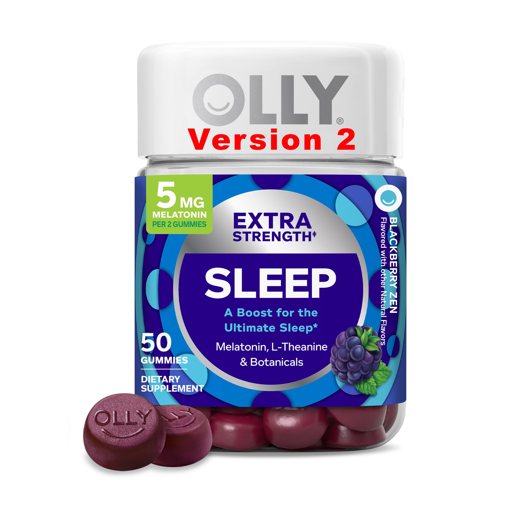 OLLY Extra Strength Sleep, Occasional Sleep Support Supplement - 50 Count