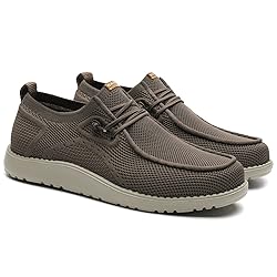 1TAZERO Men Slip On Shoes Wide Width Shoes Loafer