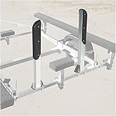 ECOTRIC 30" Pontoon Boat Trailer Loading Guide, Fits 2" Trailer Frames | Zinc-Plated Heavy-Duty Pontoon Trailer Guide for Ski Boat, Fishing Boat or Sailboat Trailer (2 Pcs)