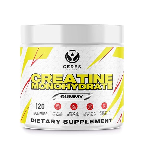 CERES NATURE CREATINE MONOHYDRATE GUMMIES FOR MEN &...