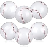 durony 6 Pack Inflatable Beach Ball 11 Inch Inflatable Bouncing Ball Party Supplies for Summer Outdoor Pool Beach Birthday Party Favors