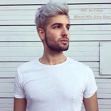 Amazon Com Rossy Nancy Toupee Human Hair Wigs For Men Hairstyle