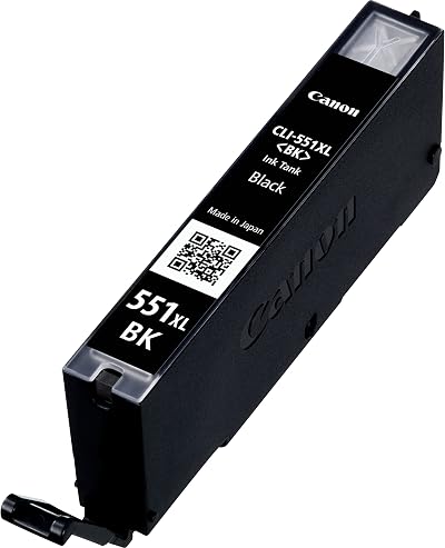 Canon CLI-551XL High Capacity Black Ink Cartridge 6443B001 11ml for PIXMA MG