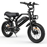 VDL Mountain Electric Bike for Teens/Adults, 16" Fat Tire Ebike, Wider Seat 500W Motor with Removable Battery, 20MPH, UP to 35 Miles Mountain Bike, Teenagers ebike for Riding&amp;Commuting