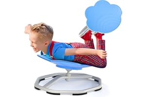 FINCOME Spinning Chair for Autistic Kids, Sensory Spinning Chair, Kids Swivel Chairs, for Improve Physical Coordination, Ther