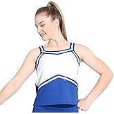 Danzcue Womens Sweetheart Cheerleaders Uniform Shell Top