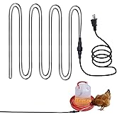 comincia Chicken Water Heater Cord,Heated Chicken Waterer for Winter to Prevent Water Freezing,Poultry Water Heater for Chick