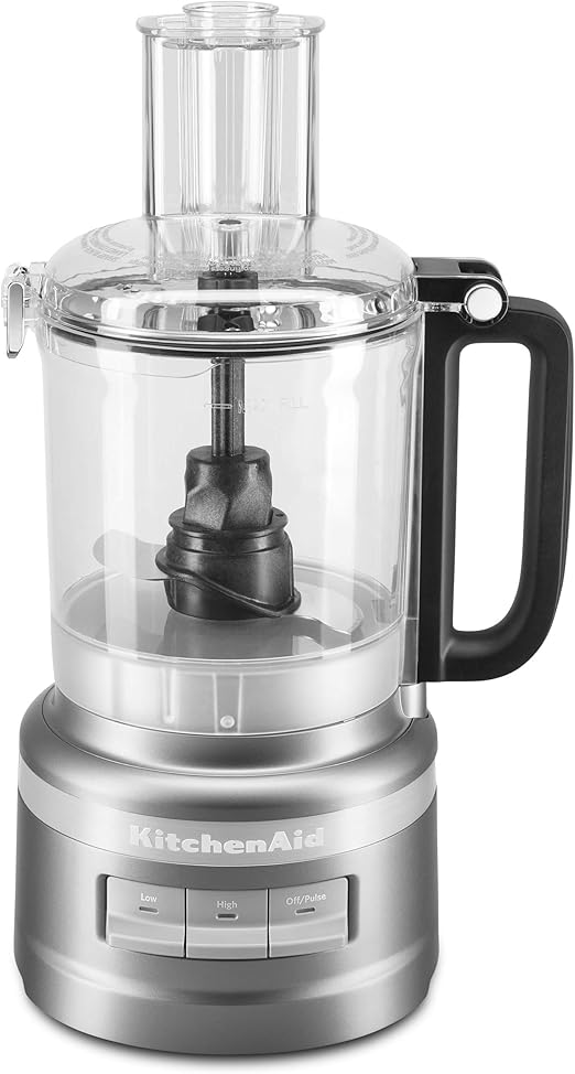 Amazon Com Kitchenaid Kfp0918cu Easy Store Food Processor 9 Cup Contour Silver Kitchen Dining