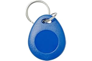 CZHQWNTZ 100 pcs 26 Bit Proximity Key Fobs Weigand Prox Keyfobs Compatable with ISOProx 1386 1326 H10301 Format Readers (Blue)