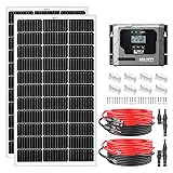RICH SOLAR 200 Watt 12 Volt Monocrystalline Solar