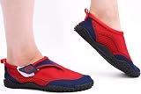 GEEZY Aqua Beach Surf Wet Water Shoes Unisex Red Adult Size 6 view 2