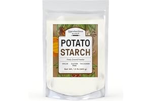 Unpretentious Potato Starch, 1.5 lb, Thickener for Soups, Stews, Sauces & Gravies