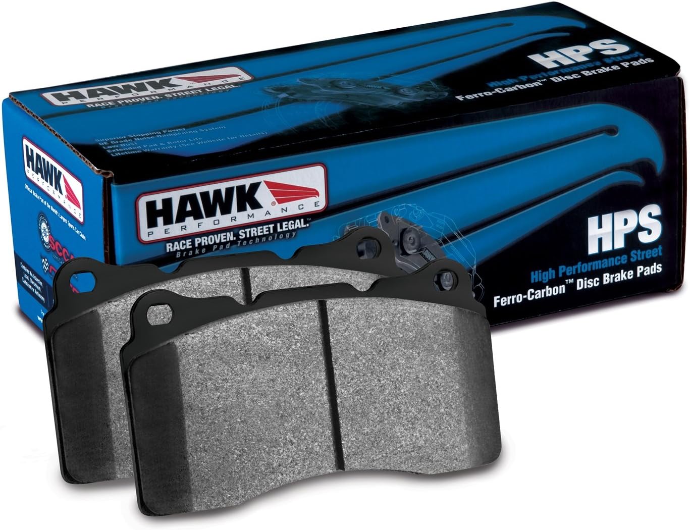 Hawk Performance HB580F.627 HPS Performance Ceramic Brake Pad